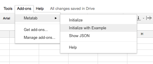 Add-On Menus